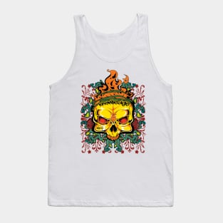 "Knowledge" Skull Big Chief Native Pride Tank Top